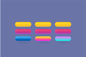 Colorful buttons