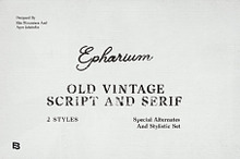 Epharium; Old Vintage Font Duo