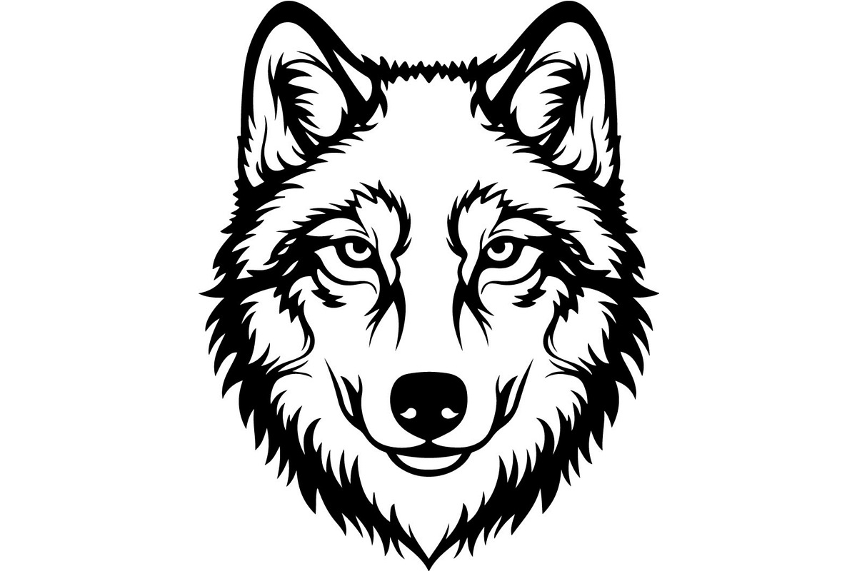 Powerful Alpha Wolf Vector Bundle, an Animal Illustration by Designer_Momina (Photo 9 of 21)