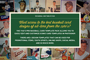 1960's Pro Baseball Card Templates, a Card Template by Chris Weibring (Thumbnail 2 of 11)