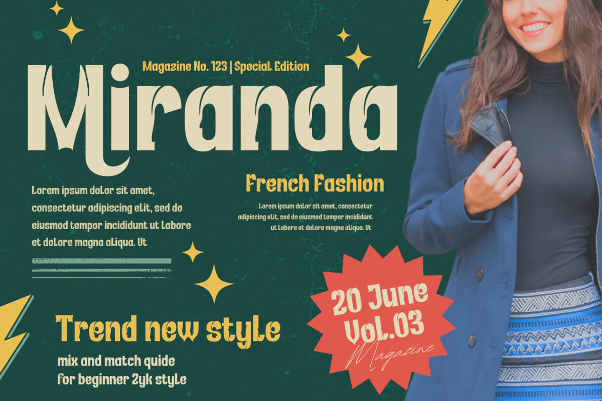 Rekix Black | Groovy Retro Font, a Font by twinstd (Photo 5 of 12)