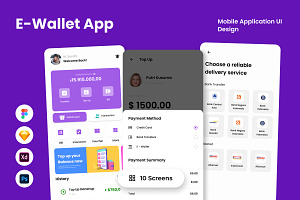 MoneyEasy - E-Wallet Mobile App, an App Template by twinstd