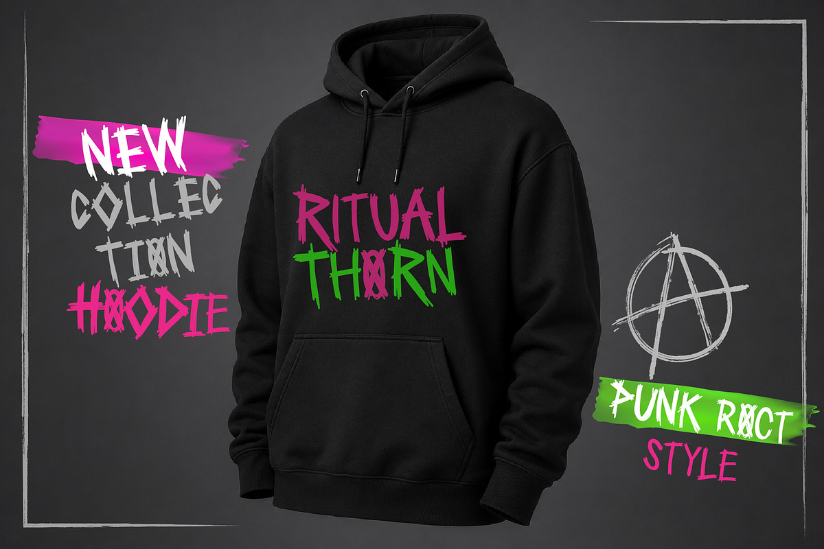 Ritual Thorn, a Handwritten Font by BBtypeStudios (Photo 4 of 11)