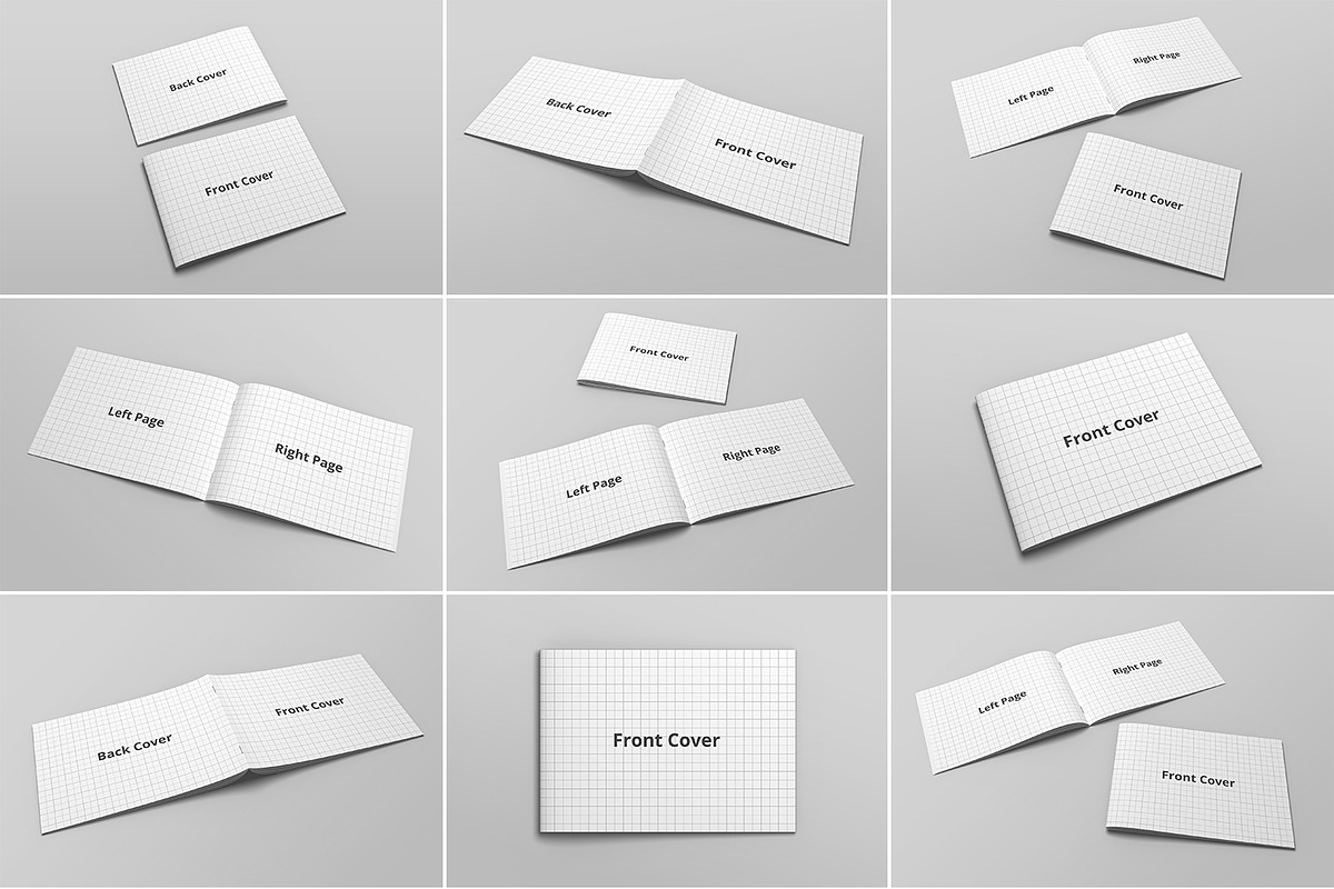 Brochure Catalog Mockup Bundle, a Print Template by Petr Stránský (Photo 2 of 16)