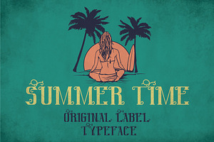 Sumer Time Modern Label Typeface