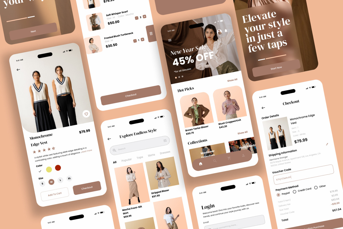 Posh - E-Commerce Mobile App, an App Template by productype1 (Photo 4 of 5)