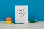 A6 Blue Greeting Card Bundle, a Print Template by Creatives STOCK (Thumbnail 2 of 7)