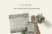 Purple and Yellow Watercolor Flowers, a Decorative Illustration by BlumenSoul (Thumbnail 4 of 9)
