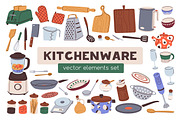 Kitchenware and cooking utensils set, an Object Illustration by Good Studio (Thumbnail 1 of 3)
