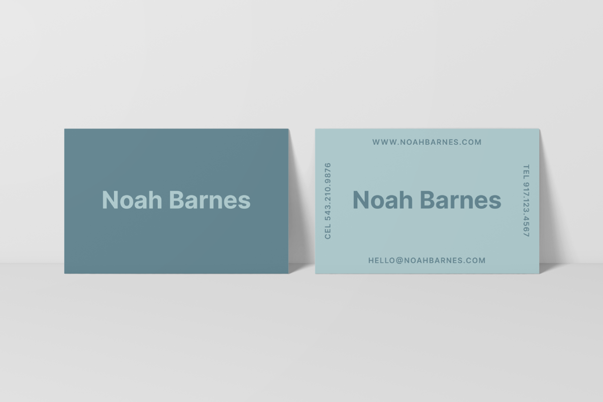 Canva + AI Business Cards II, a Business Card Template by Viaduc (Photo 2 of 4)