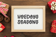 Stylish Christmas - Ligatures Font, a Handwritten Font by Keithzo (Thumbnail 3 of 9)
