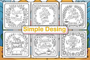 Self Care Quotes Coloring Book, a Decorative Illustration by Design Station (Thumbnail 3 of 4)