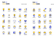 Set of flat smooth gradient icons, an Icon by Creative Graphics (Thumbnail 5 of 12)