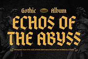 Quitestar – Modern Blackletter, a Blackletter Font by Typia Nesia (Thumbnail 10 of 12)