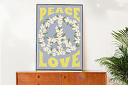 Retro Posters 70s Peace Collection, a Decorative Illustration by Ayya Studio (Thumbnail 3 of 14)