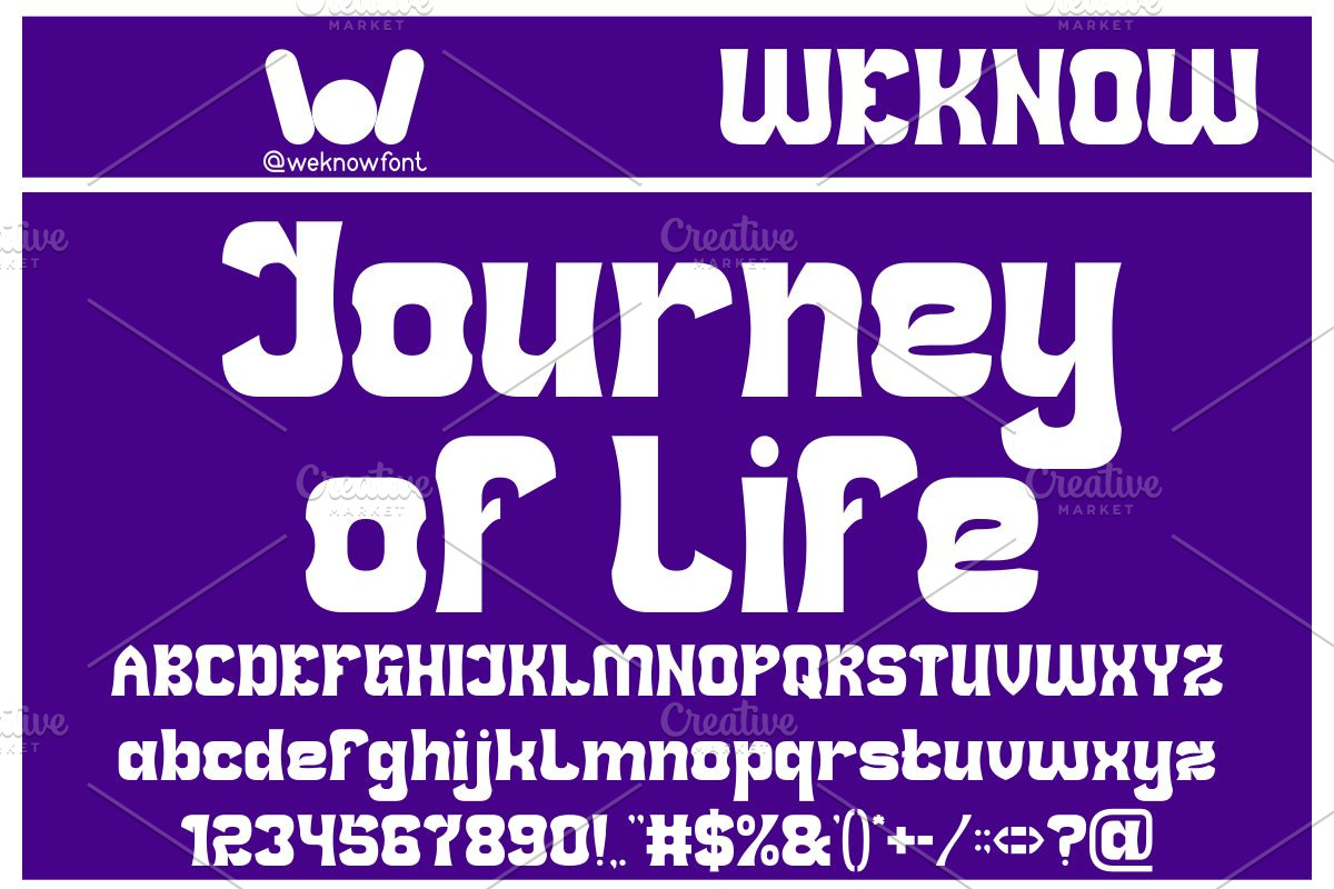 Early Afternoon font, a Font by weknow (Photo 5 of 8)