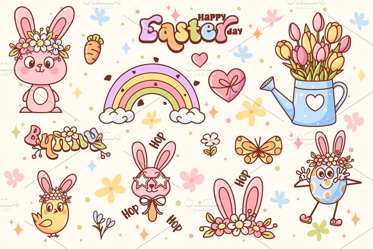 Easter Clipart Bundle, an Object Graphic by Nearbirds (Photo 2 of 7)