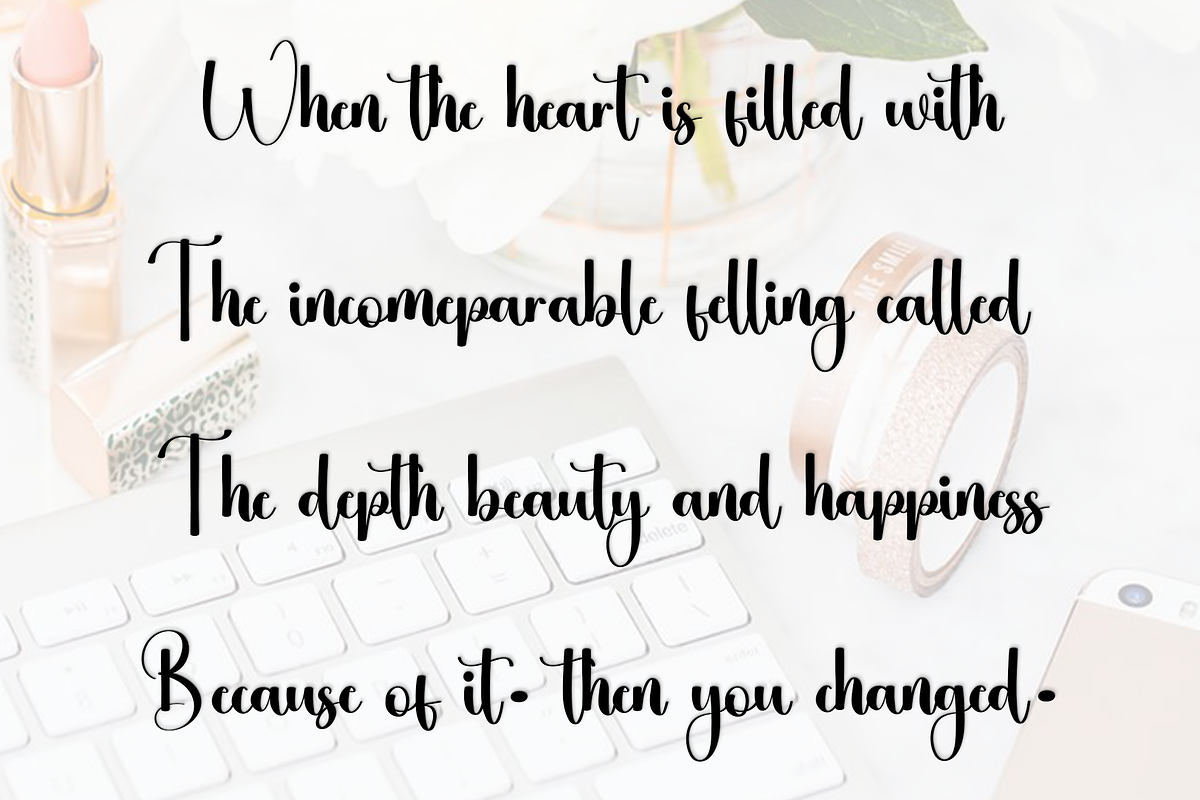Style Wedding, a Handwritten Font by InermediaSTUDIO (Photo 5 of 8)