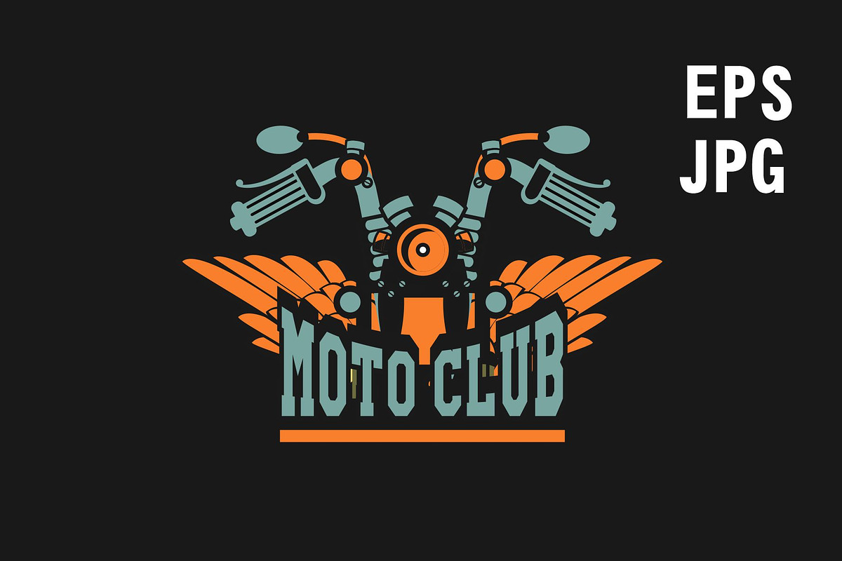 moto club, a Background Graphic by alena.sipilova