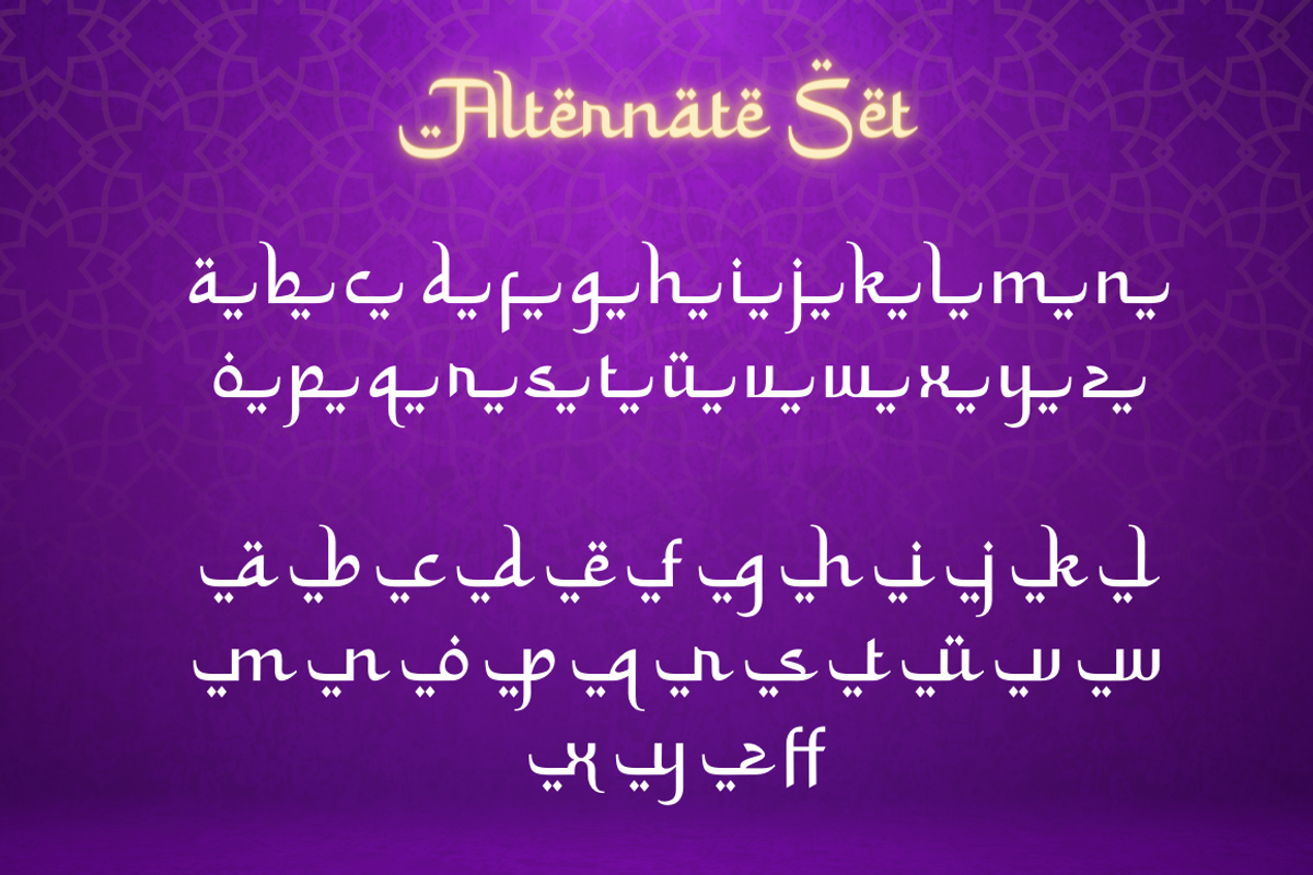 Makulath – Arabic Font Style, a Script Font by Sronstudio (Photo 15 of 15)