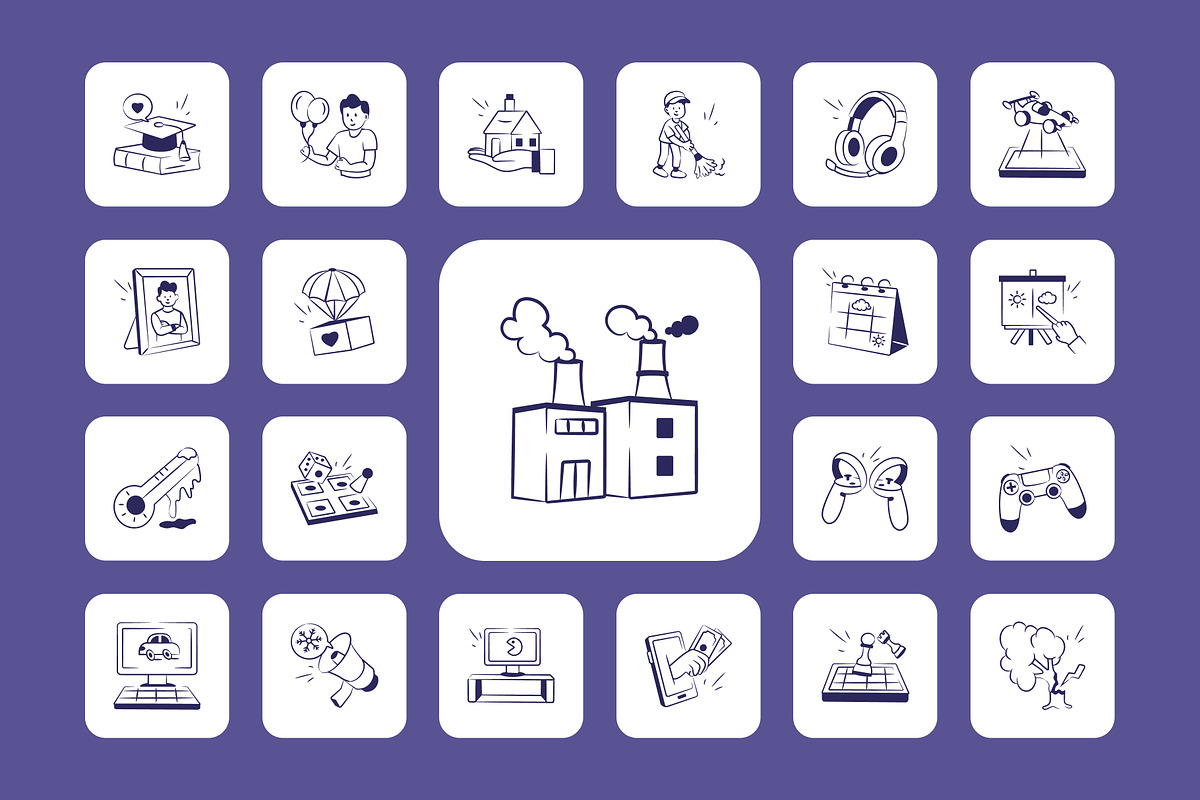 Animated Wellness & Lifestyle Bundle, an Outline Icon by Prosymbols (Photo 3 of 4)