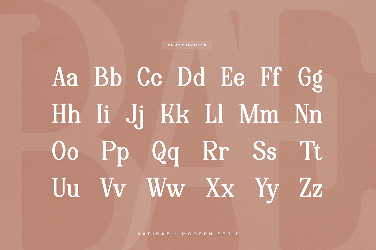 Rafikae | Modern Serif Font, a Serif Font by Denustudios (Photo 9 of 13)