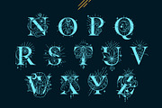 Astrology Initials Font, a Serif Font by kaer_shop (Thumbnail 4 of 10)