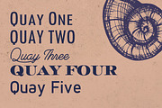 Quay Font Bundle & Bonus Logos, a Slab Serif Font by Design 265 (Thumbnail 3 of 8)
