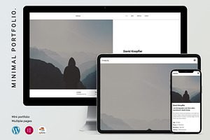 Minimaal Portfolio Resume