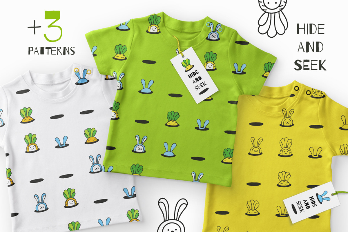 HELLO LITTLE ONE | BABY DESIGN SET, an Animal Illustration by CATMINT (Photo 6 of 11)