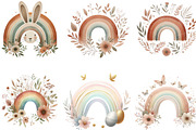 Boho Easter Rainbows Sublimation, an Illustration by Designking (Thumbnail 3 of 4)