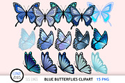 Colorful Butterfly Clipart Bundle, an Animal Illustration by SLS Lines (Thumbnail 4 of 11)