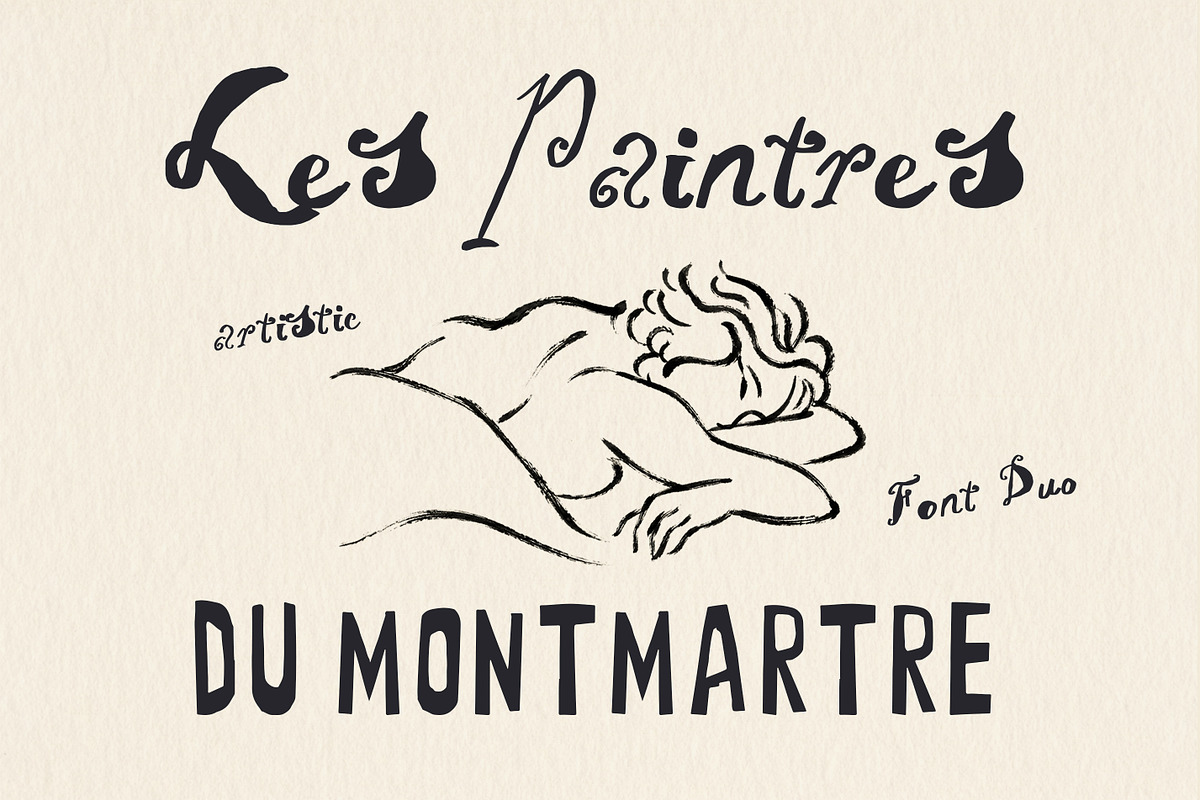 Artist Handwriting & Paper Cut Font, a Handwritten Font by Laras Wonderland (Photo 1 of 11)