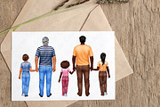 Best Daddy Clipart, Dad and Children, a Person Illustration by ArtedeCatrin (Thumbnail 10 of 11)