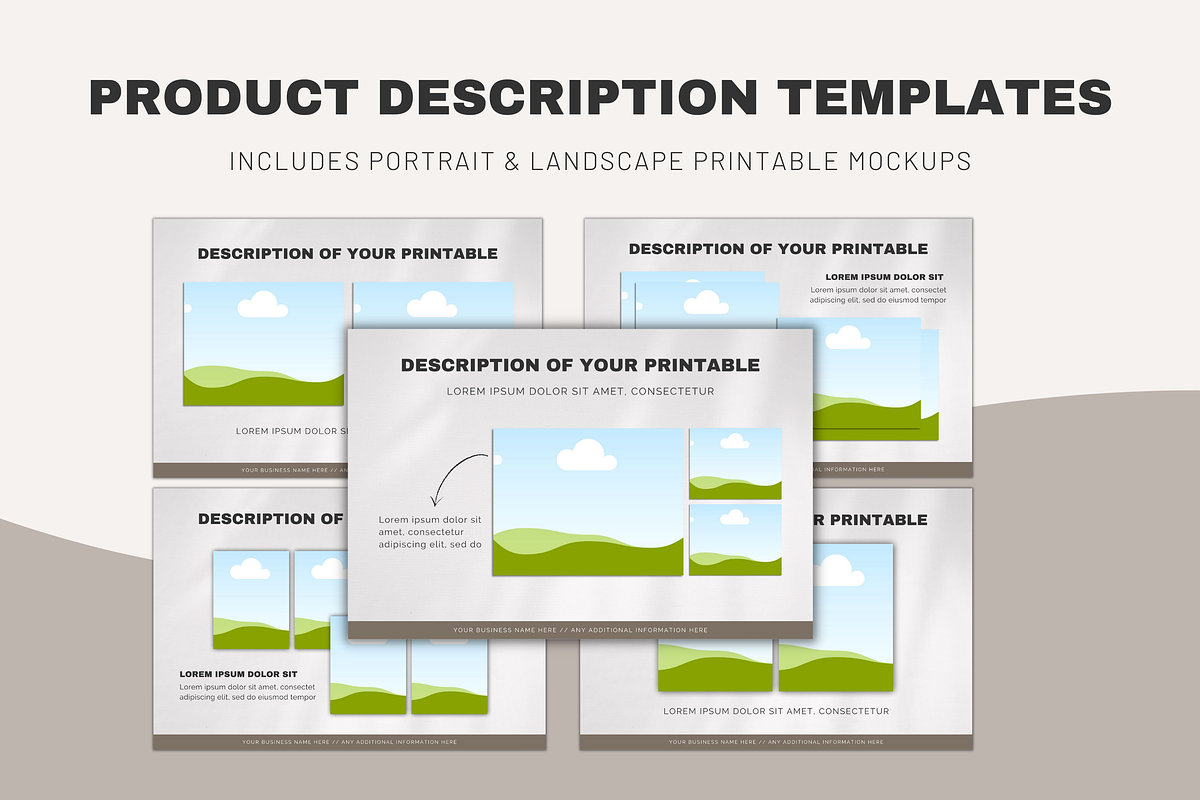 Etsy Listing Mockup | Canva Template, a Product Mockup by Designs by Darowan (Photo 5 of 12)