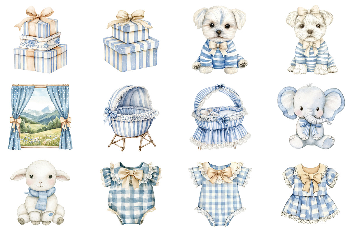 French Nursery Clipart, an Illustration by CitraGraphics (Photo 6 of 6)