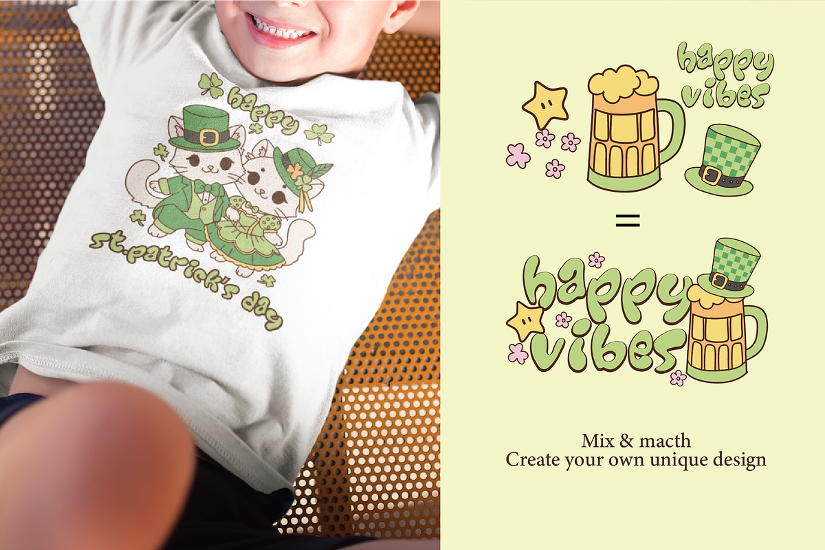 St.Patricks Day | Clipart Illustrati, a Decorative Illustration by Berdansabersama (Photo 6 of 10)
