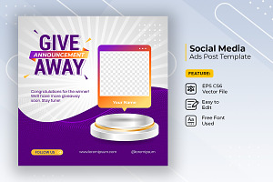 Giveaway winner announcement