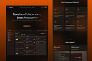 Teamflow - SaaS Website Template, a Landing Page Template by Neex Store (Thumbnail 1 of 3)