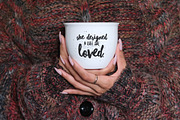 CHERRY NOIR Feminine Mug Mockup, a Product Mockup by Cherry Noir Design (Thumbnail 4 of 4)