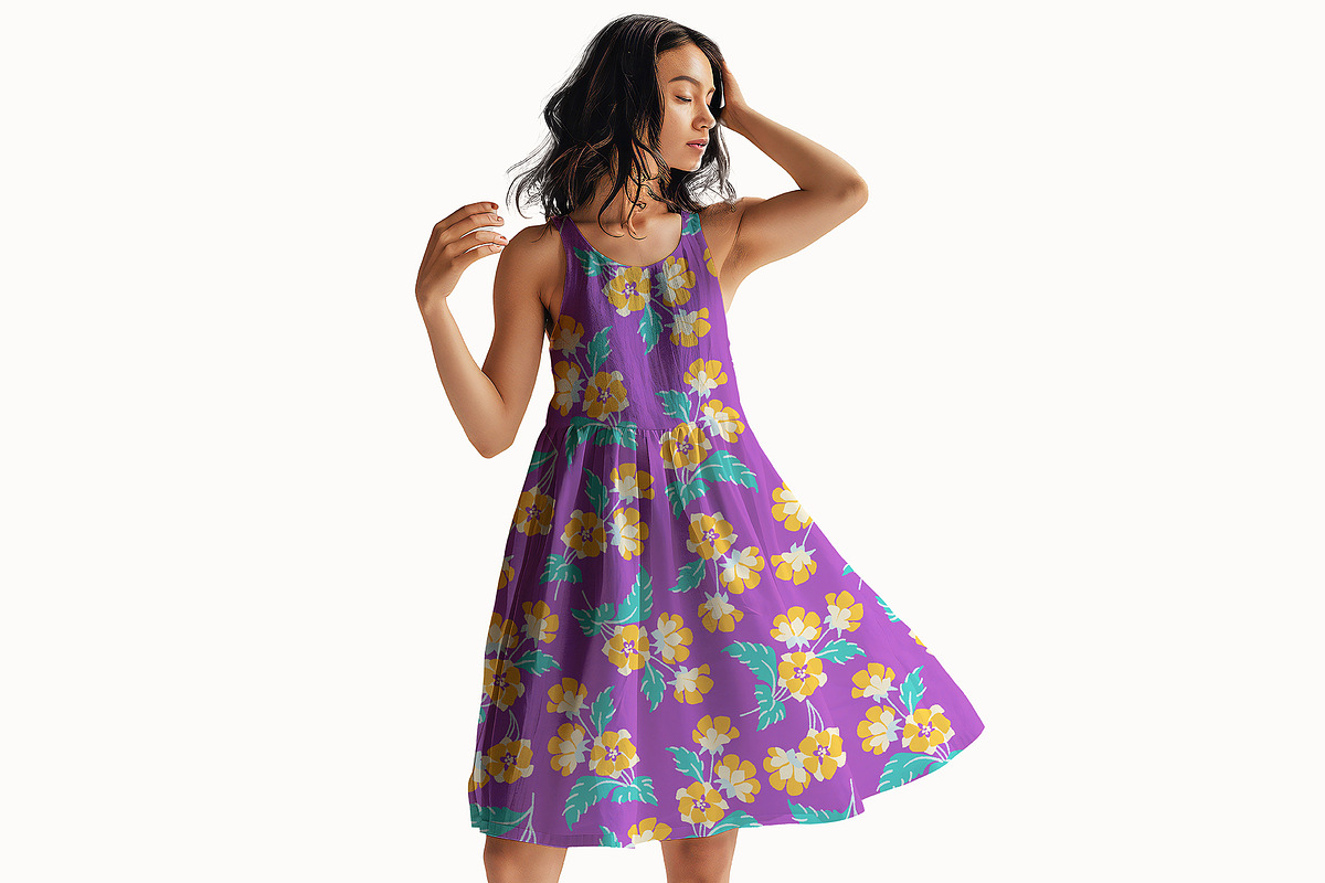Tropical Floral Pattern Bundle, a Pattern Graphic by StudioGlouna (Photo 8 of 9)