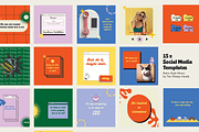 Retro Moxxi | Canva Social Media, a Social Media Template by Two Sleepy Heads Studio (Thumbnail 2 of 4)
