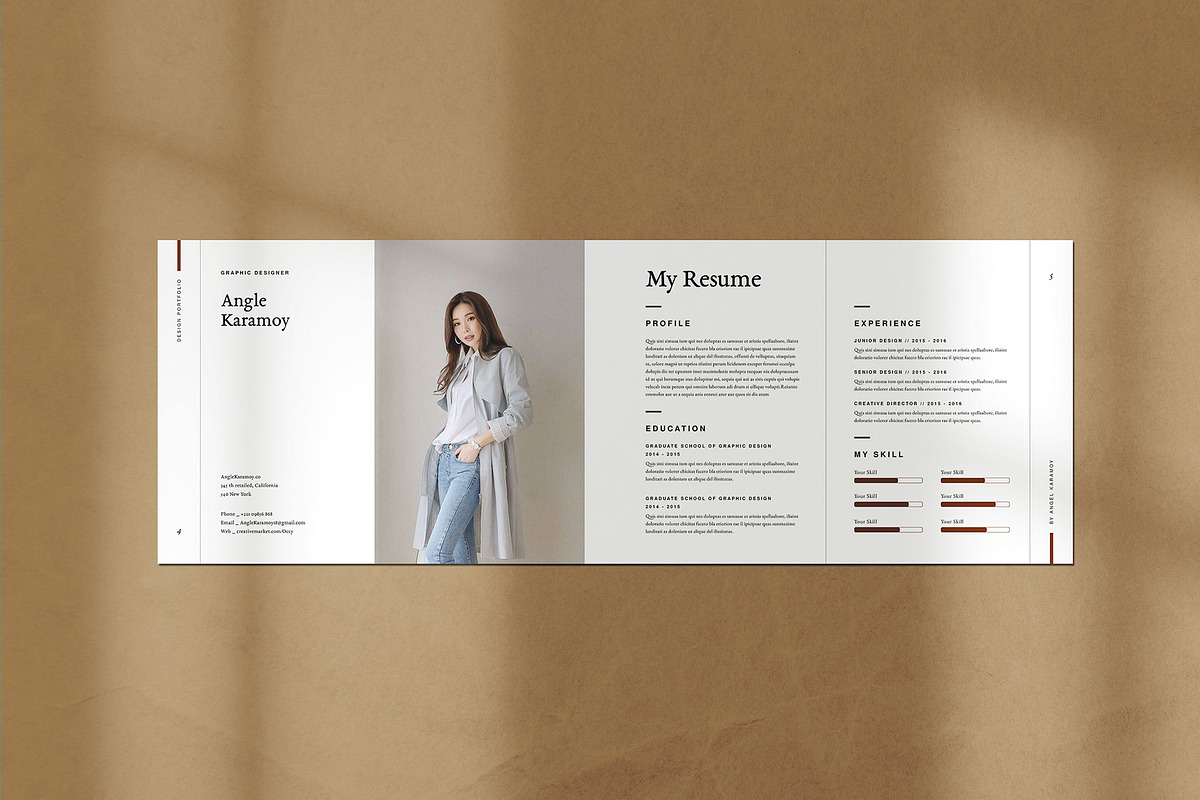 Graphic Design Portfolio | Canva, a Brochure Template by Occy Design (Photo 3 of 19)