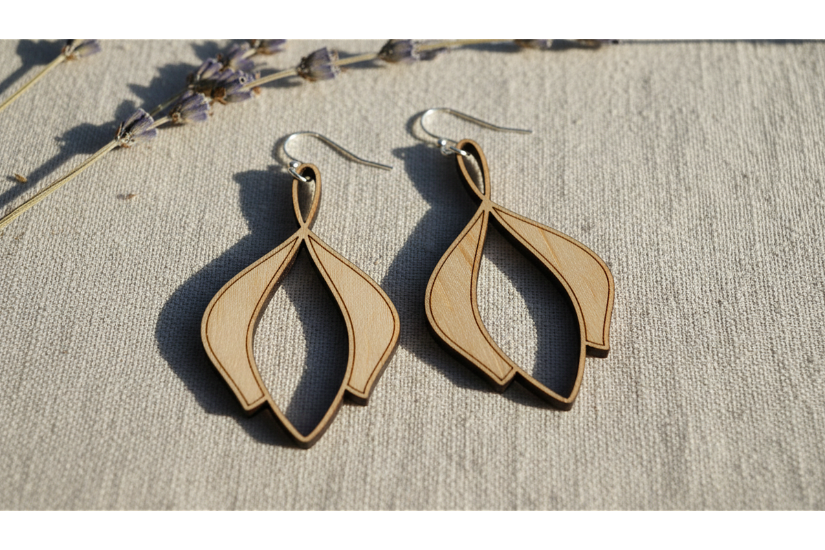 Flower Cut Earrings Pack, a Graphic by musafir_fashion (Photo 3 of 11)