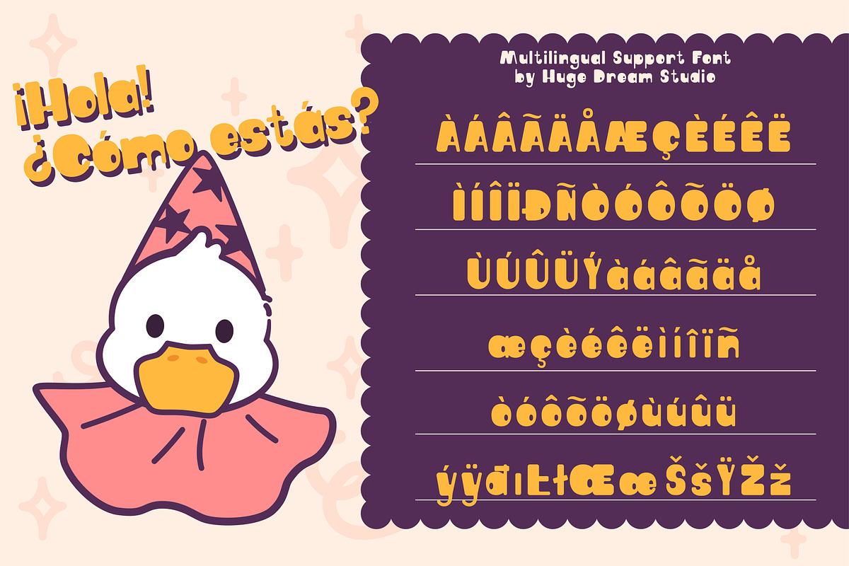 Waddles – Playfull Font, a Sans Serif Font by Huge Dream Studio (Photo 4 of 7)