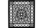 Decorative Mandala Panel Vector Set, a Decorative Illustration by Designer_Momina (Thumbnail 10 of 21)