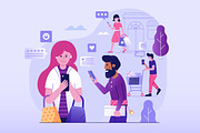 Online Shopping Web Illustrations, a Person Illustration by Alex Krugli (Thumbnail 9 of 14)