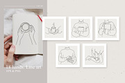 Cozy day.  Female line art, a Graphic by heyXeni (Thumbnail 6 of 9)