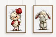 Whimsical Spring Animals Clipart, an Illustration by Libby Wishes (Thumbnail 3 of 7)