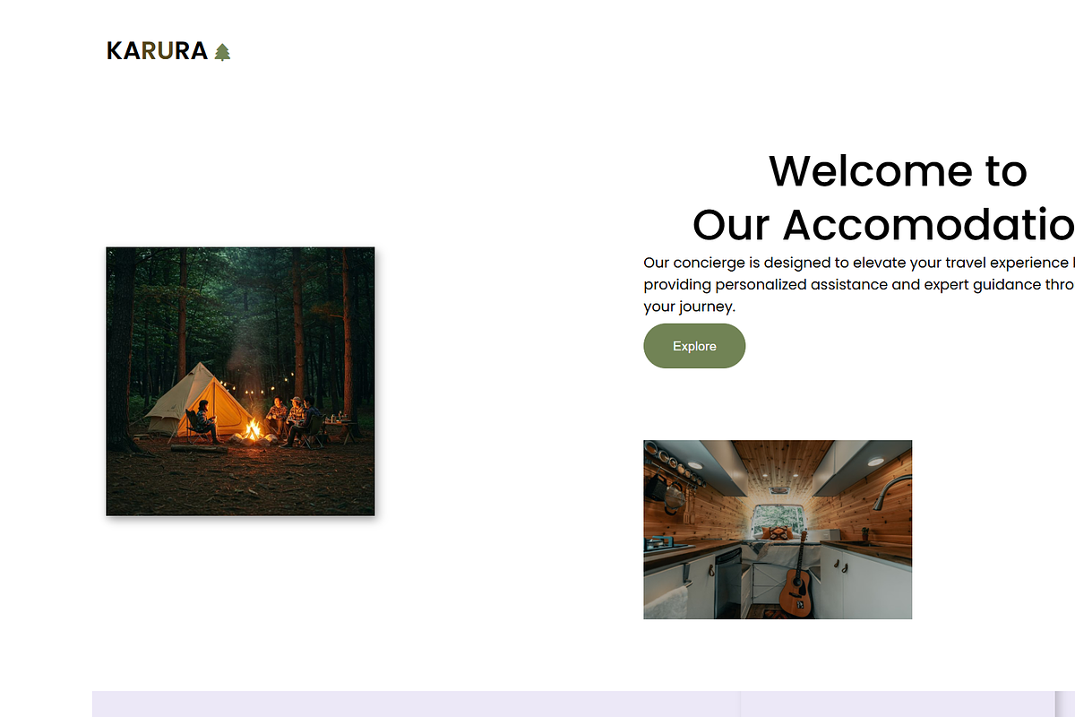 Karura–Camping Website Template, a Landing Page Template by NomaTemplates (Photo 8 of 13)